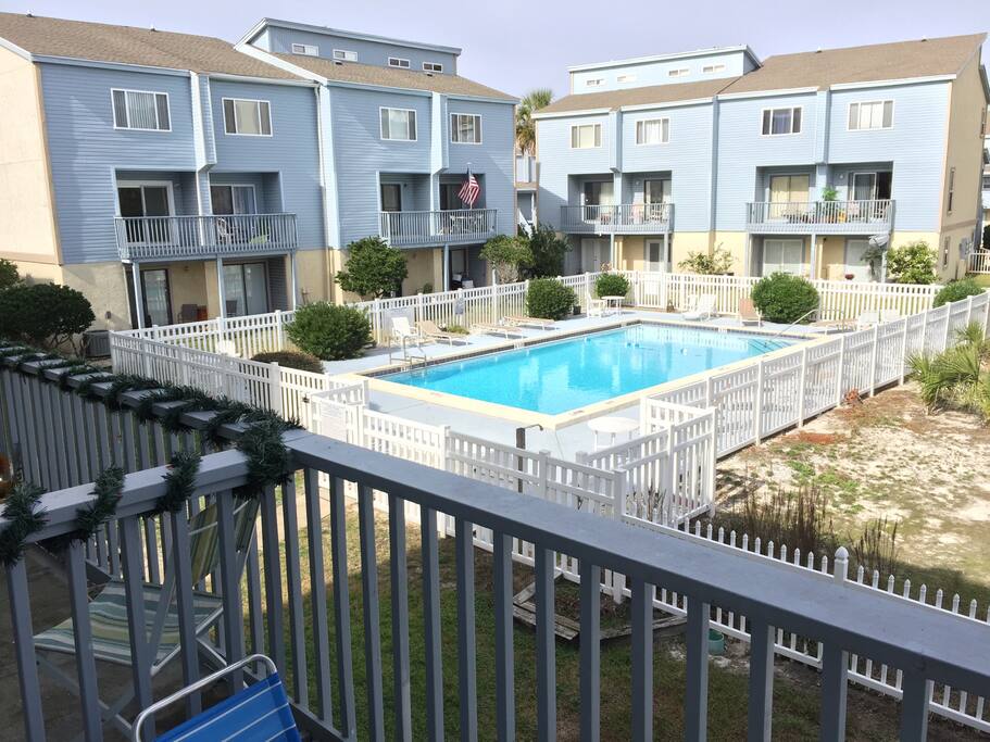 View from living room deck