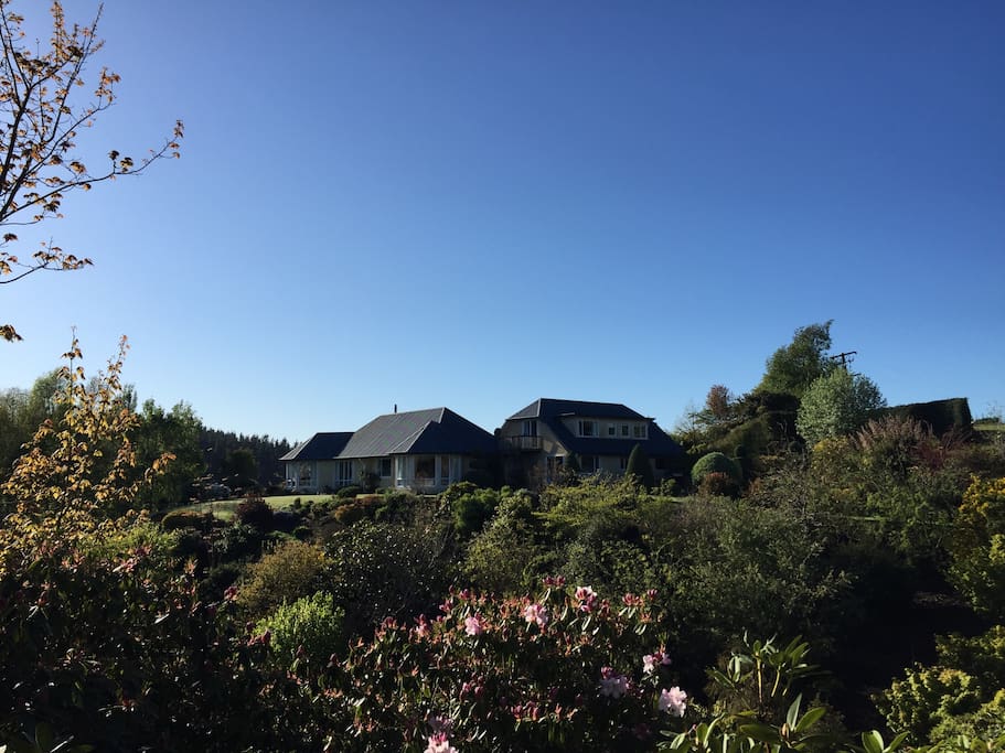 View of the house from the garden