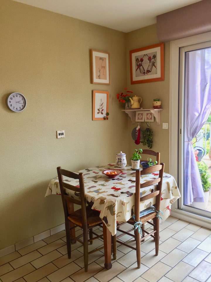 Chambre Privée Lumineuse Avec Terrasse - Talence