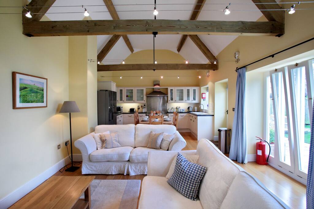 Open plan living area