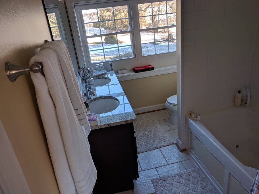 Bathroom in suite 1