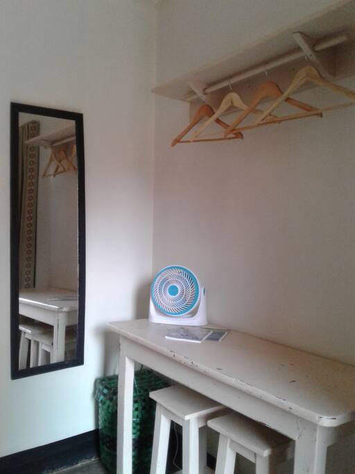 Small table in room
