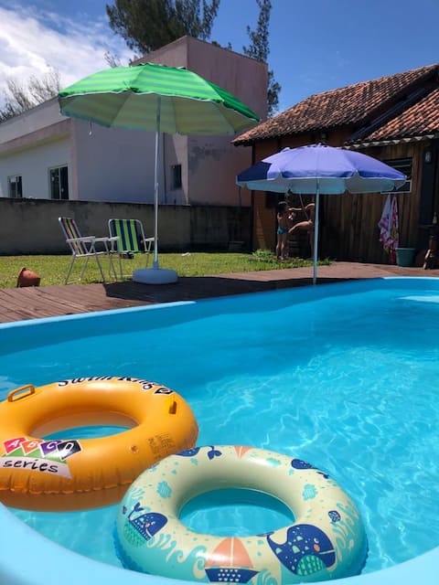 Beautiful House with Pool and Fireplace 850m from the Sea