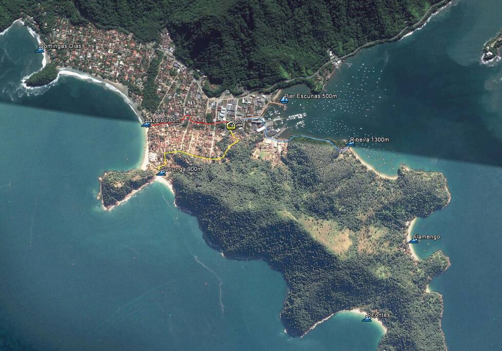 Localização e praias
