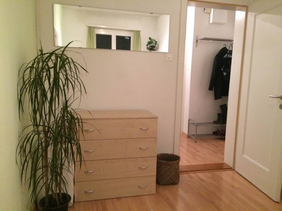 Bedroom view 2. Drawers for your use. Your private room.