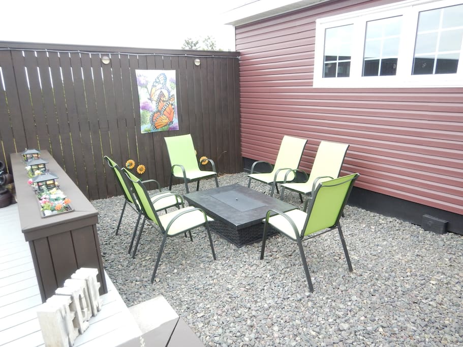 Propane Fire Pit Area