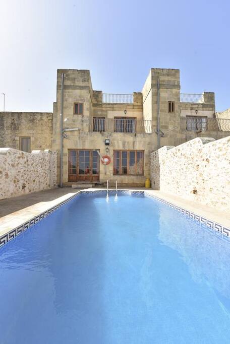 Pool area with unobstructed views