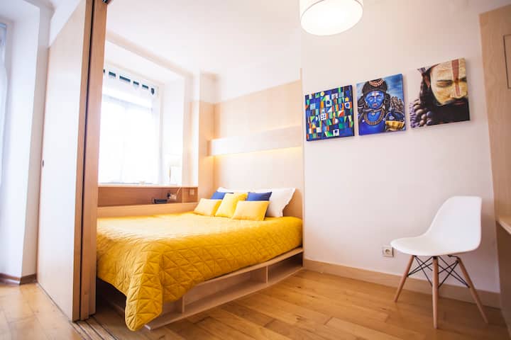 Kitanda katika chumba cha kujitegemea