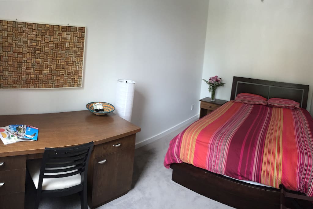 A bright spacious bedroom
