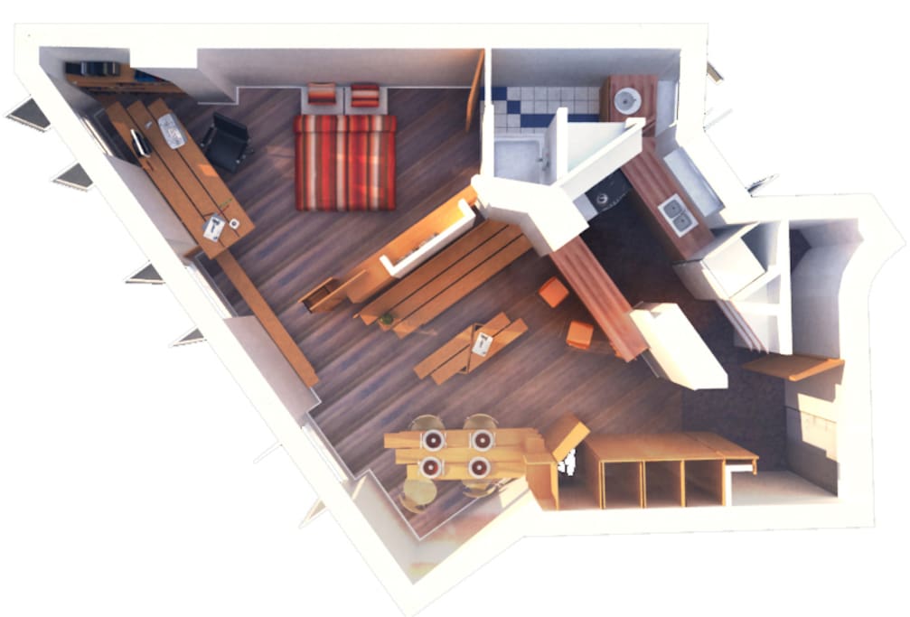Plan de l'appartement