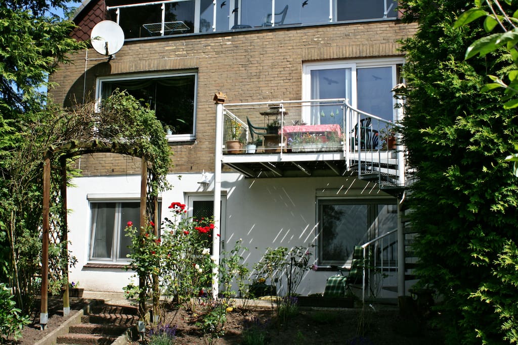 Zugang von der Terrasse