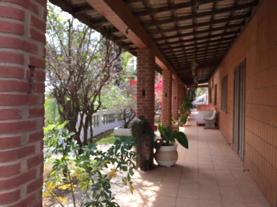 Varanda da sala e dos tres quartos