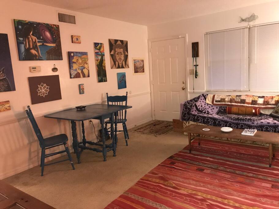 Breakfast nook and some of living space
