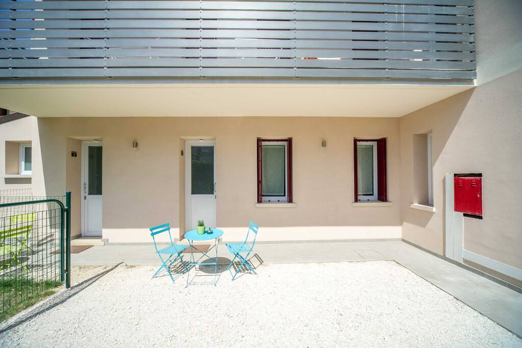 Patio of your studio