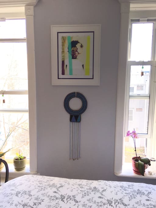 Apartment features artwork by local Brooklyn artists