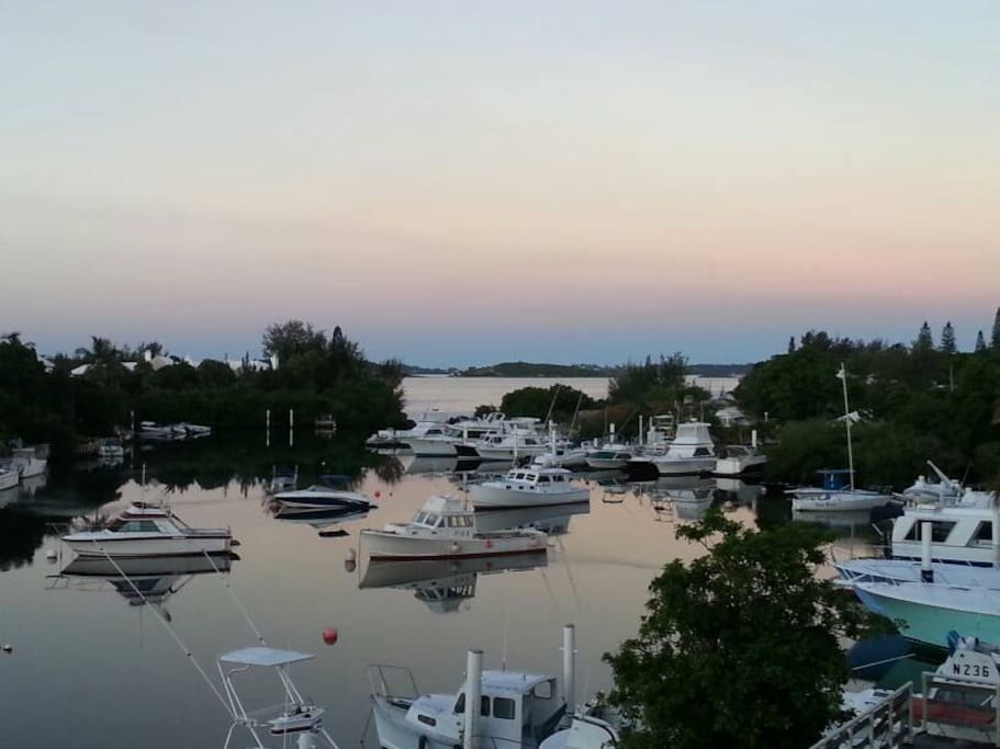 Sunrise from the patio