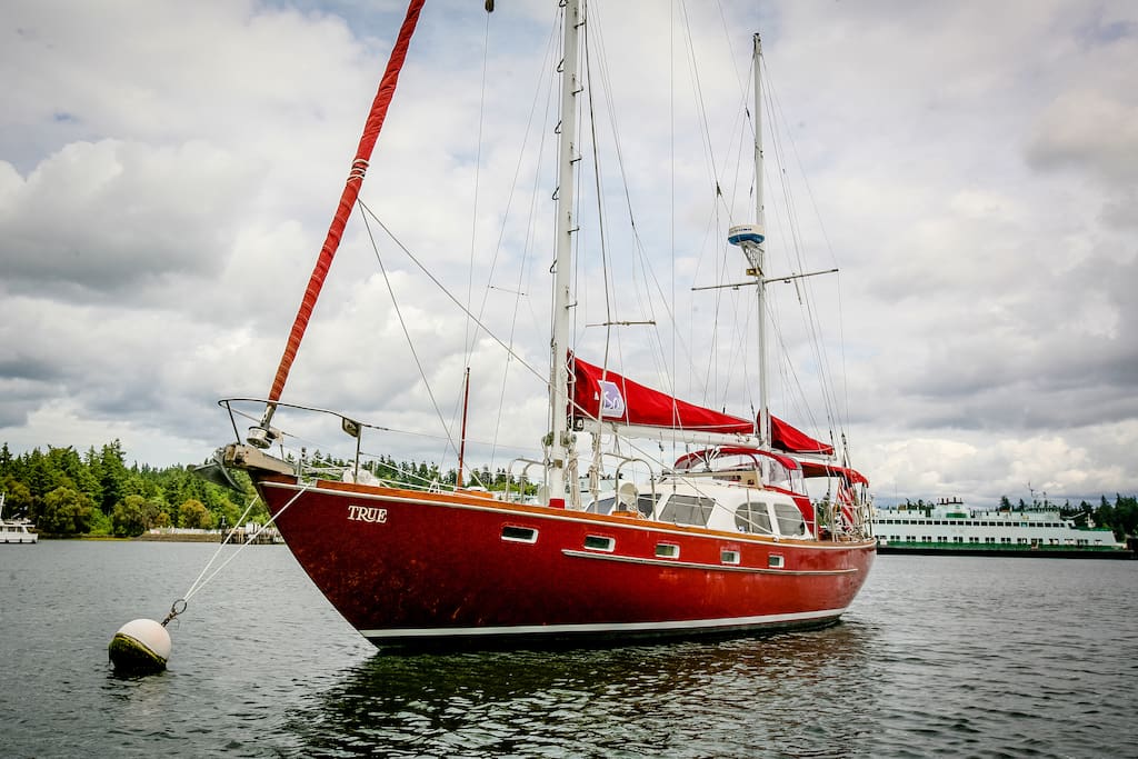 True at anchor.