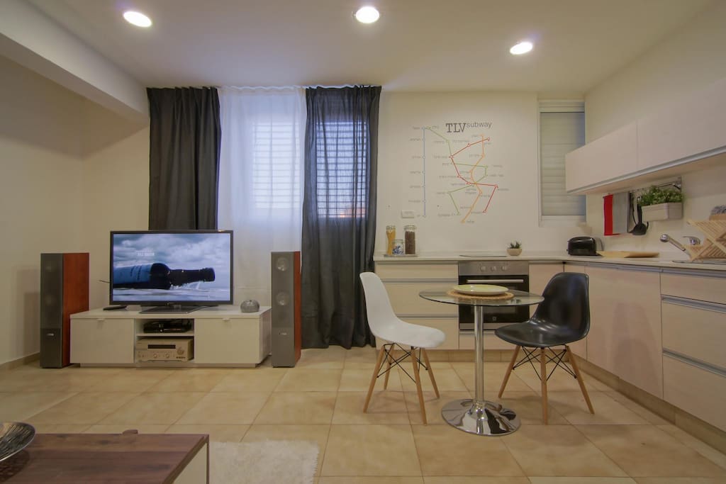 Living room + Kitchen
