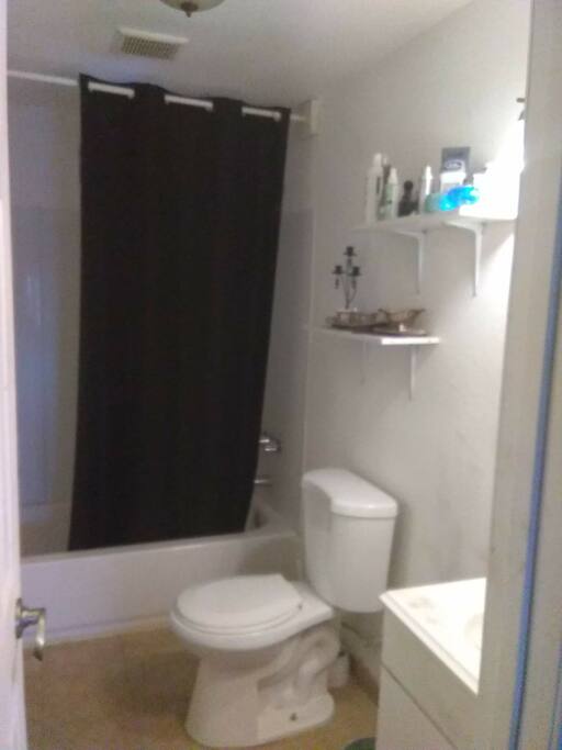 Bathroom will be shared with just husband and i