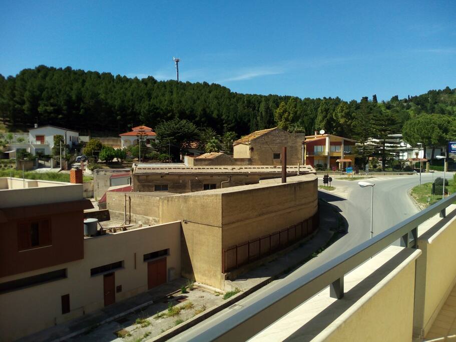 vista dal balcone