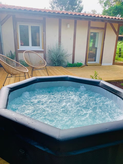 La Maisonnette de Moliets and its private Spa