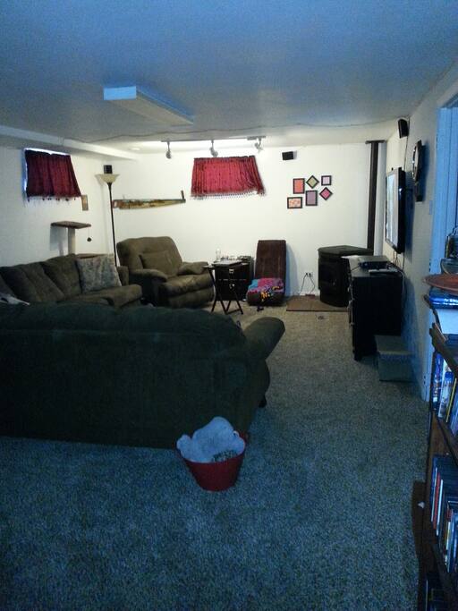 Lower family room.