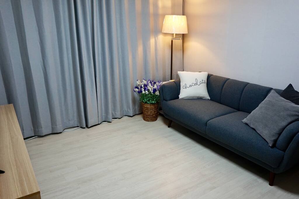Living room & room 1
