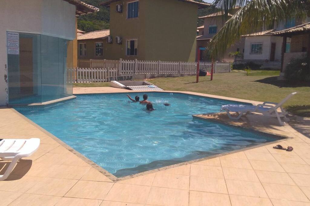 Piscina e sauna condomínio