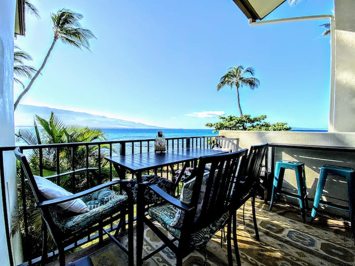 Makani A Kai B4 beachfront Maui, pool, a/c, w/d