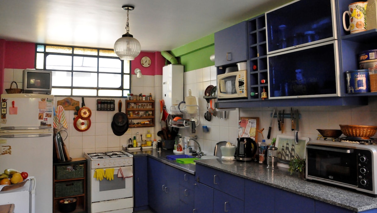 One-bedroom apartment with private bathroom and balcony in Almagro