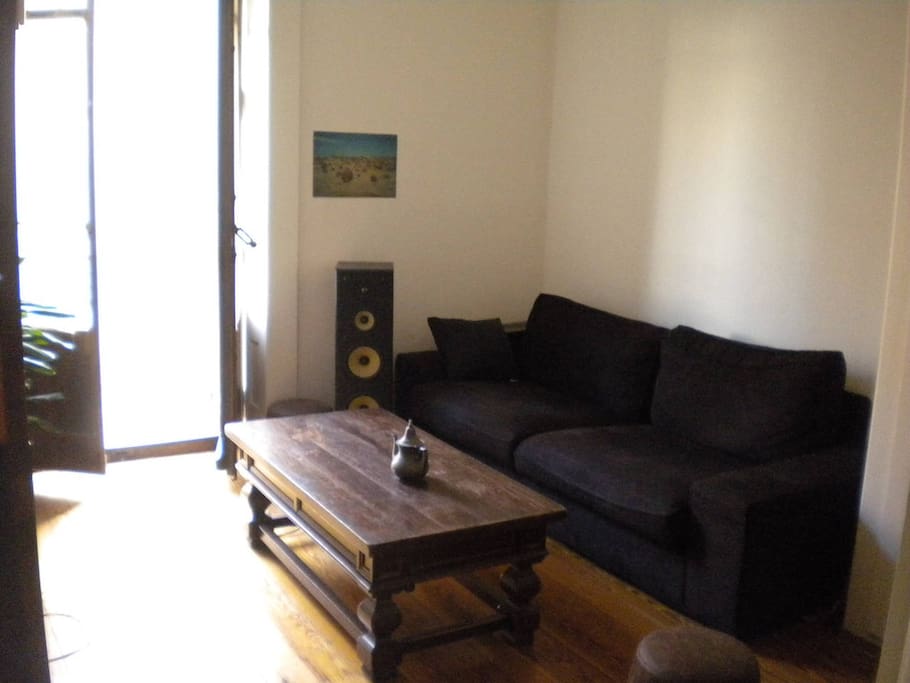 Room with balcony
