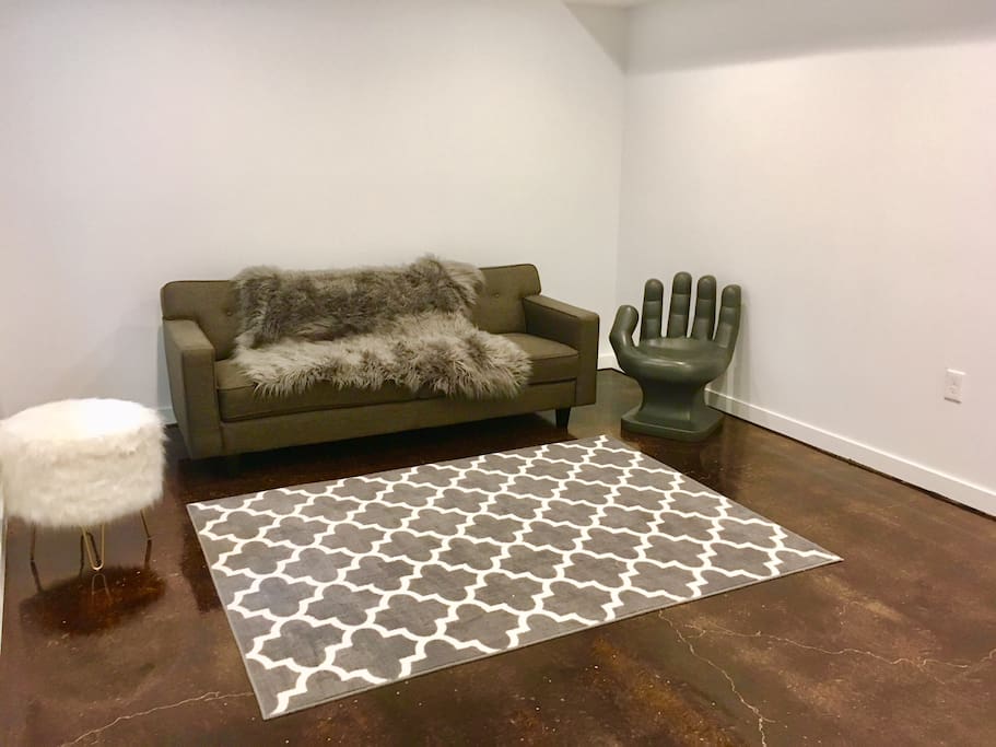 Living room set up.
