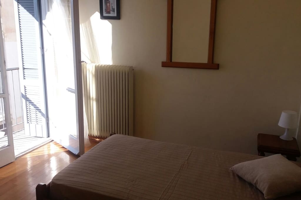 Nice Bedroom for one person with large wardrobe and balcony