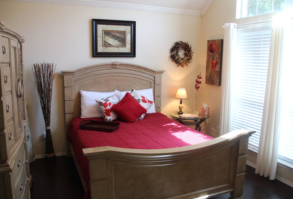 Soothing Bedroom in Tranquil Home