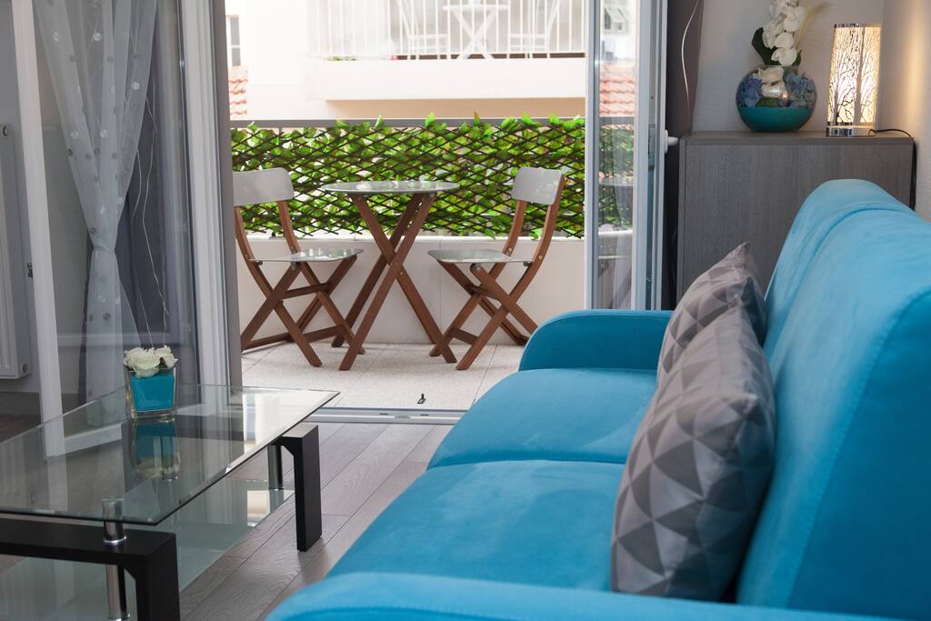 Vue sur le balcon