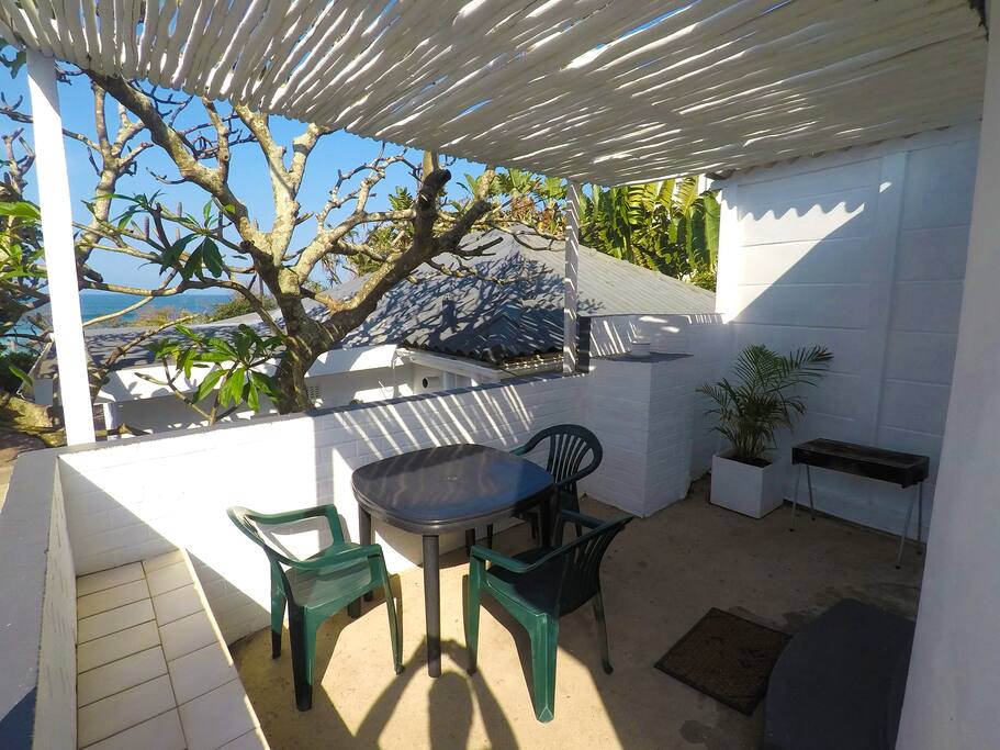 Patio with private braai