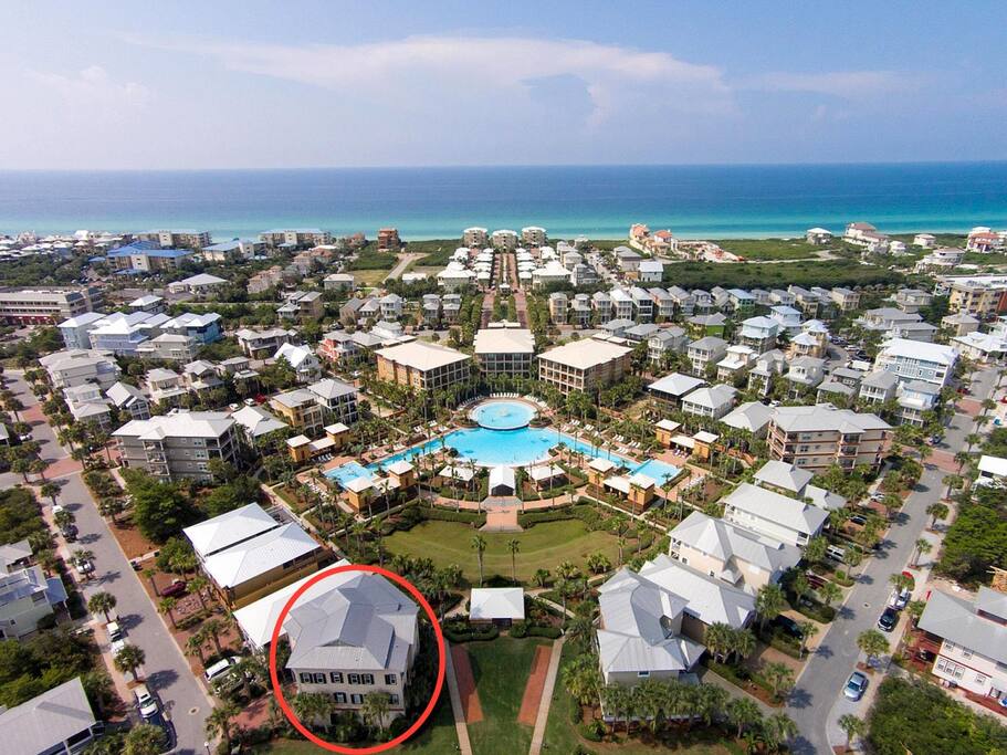 Perfect location on lagoon area! Surrounded by green space! Enjoy the view of the pool without all the noise.