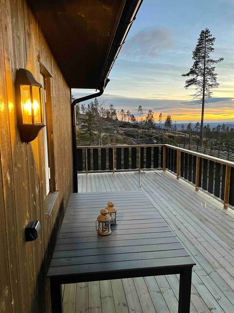 Modern cabin one hr from Oslo - with outdoor sauna