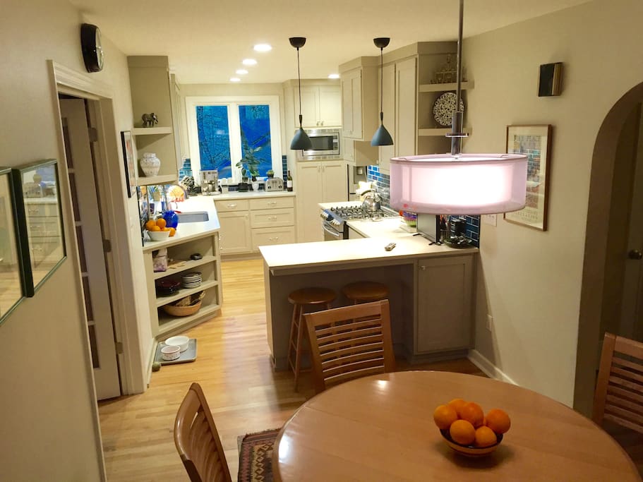 Kitchen and casual eating area -- fully remodeled in 2016