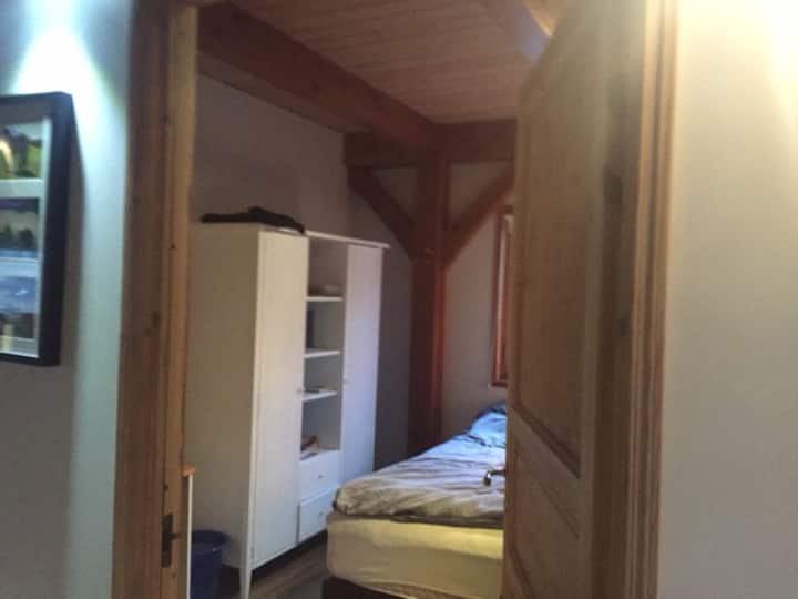 Room 2 (down stairs), double bed