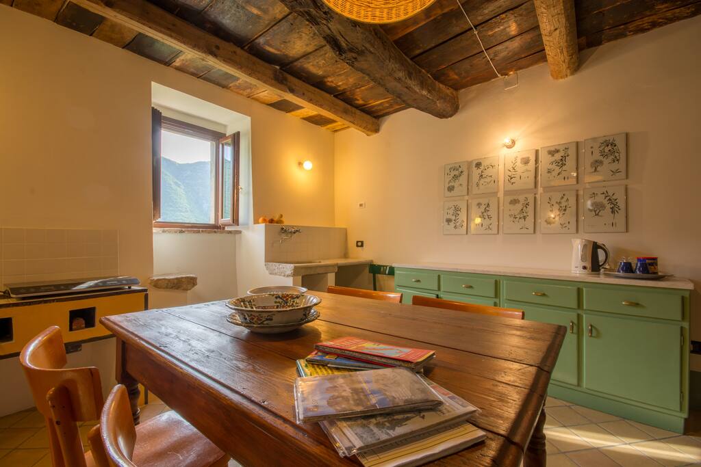 Il soggiorno cucina