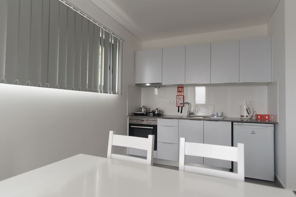 Cozinha e sala estar