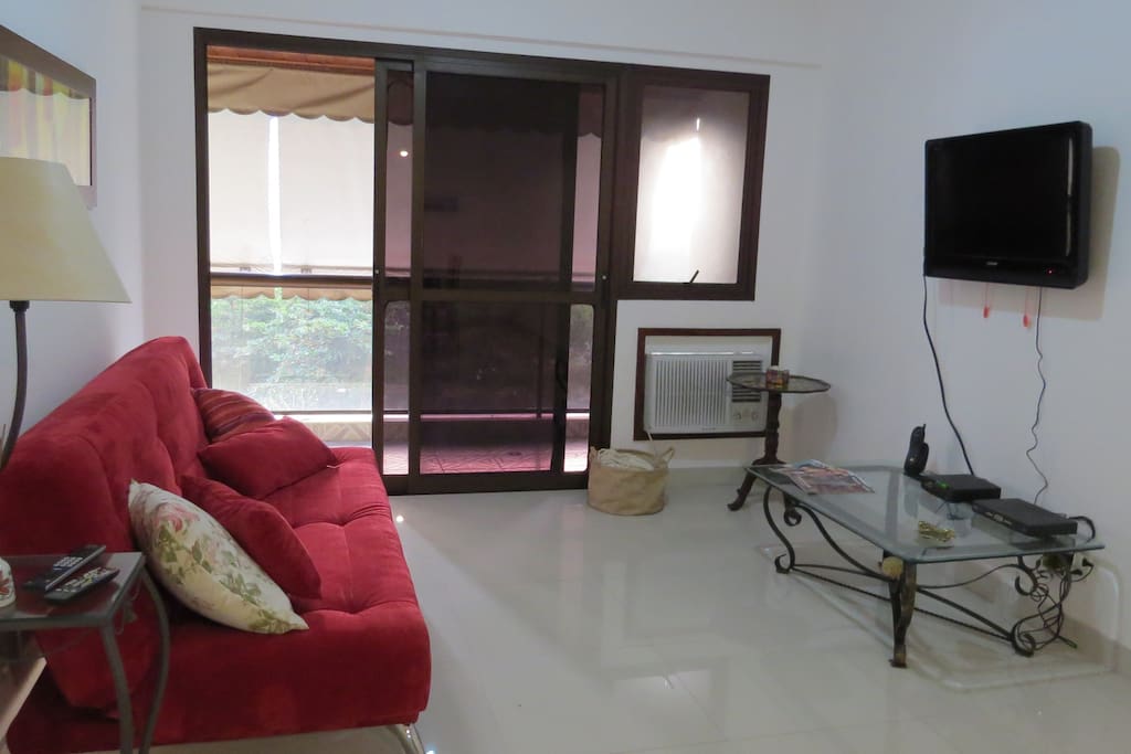 Sala de estar com ar-condicionado - Living room with air conditioning