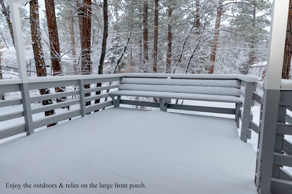 Enjoy the outdoors & relax on the large front porch.