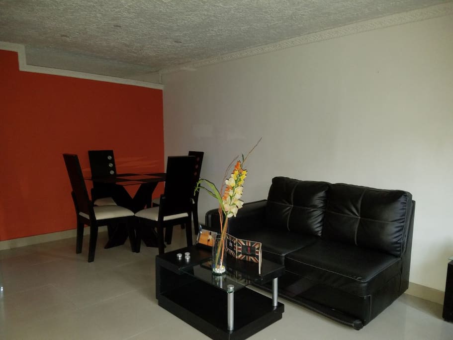Sala del apto donde se hospedara.