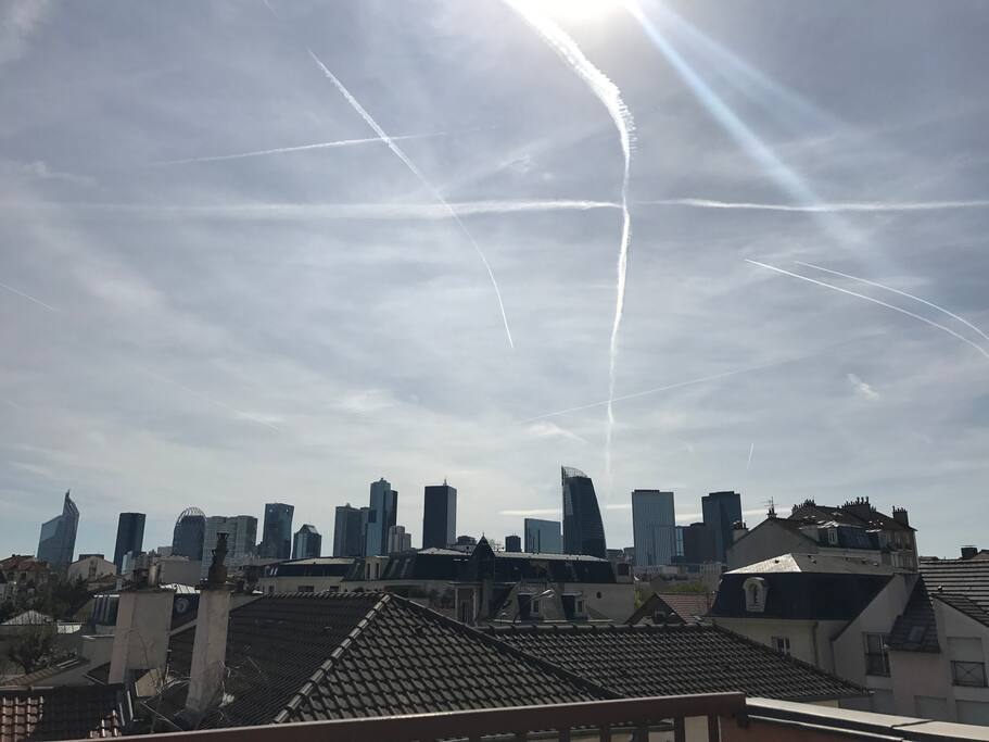 la VUE DE LA TERRASSE