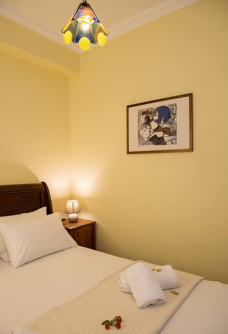 1st bedroom with double bed