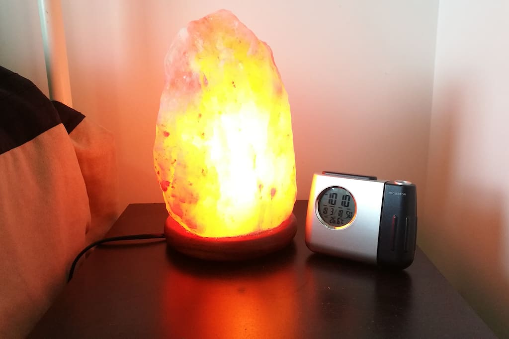 Lamp and Clock in Your Room