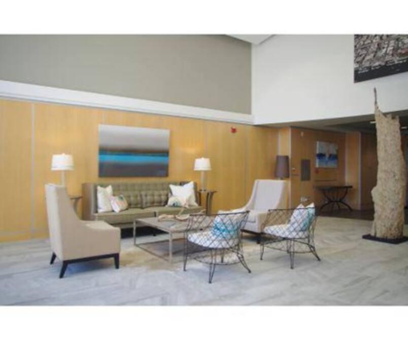 Lobby of the building