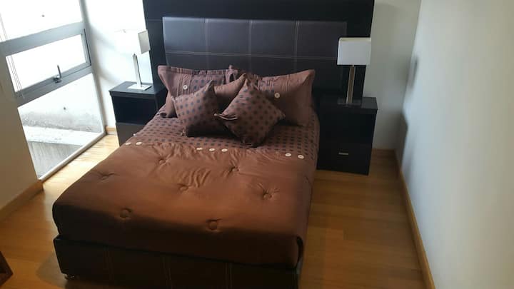 Bedroom with double bed